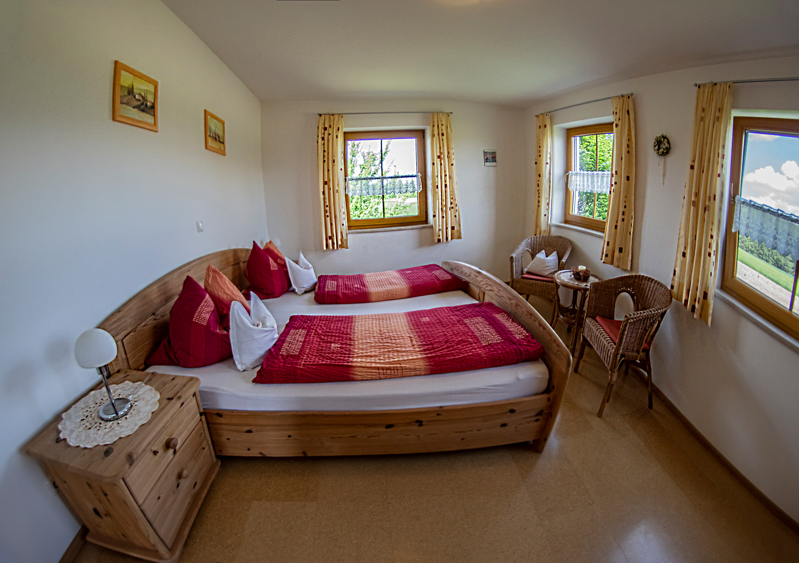 Ferienwohnung Mohnblume Schlafzimmer
